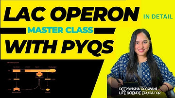 LAC OPERON Masterclass | Gene Regulation in Prokaryotes | With PYQs