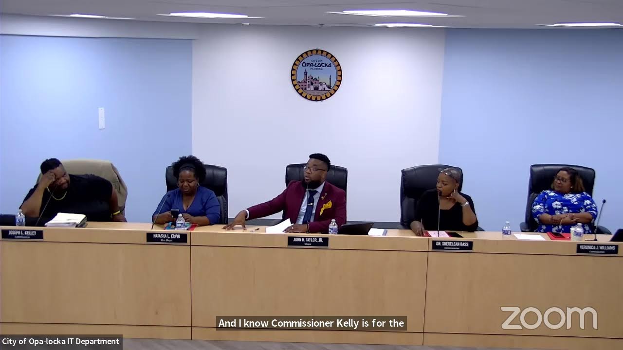 City of Opa-locka | Regular Commission Meeting | September 11, 2024