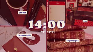 Timer Study 14min - Focus, discipline and organization