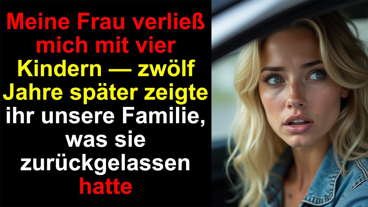 Meine Frau verließ mich mit vier Kindern – 12 Jahre später erkannte sie, was sie verlor