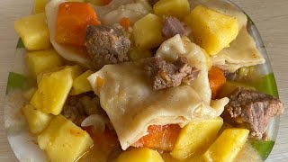 Штрудели с картошкой и мясом