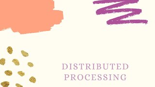 Data Engineering Terms - Distributed Processing