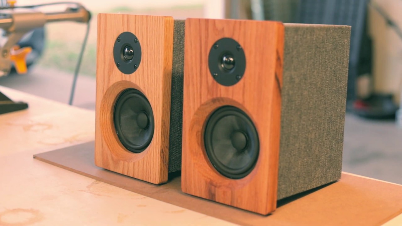 Desktop Speakers Build (Oak) YouTube