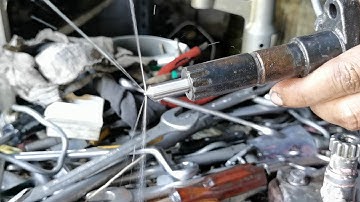 China 1 cylinder engine new nozzle install / Peter engine new injector prashor setting