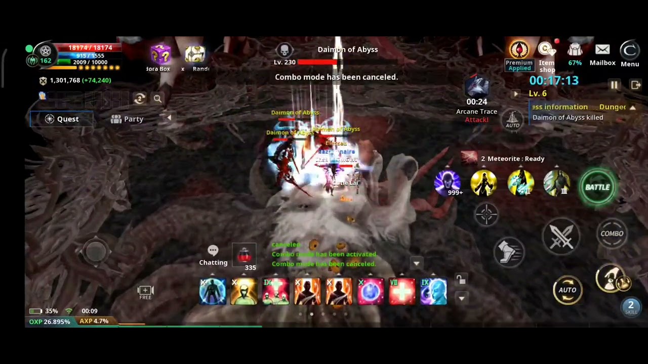 Cabal Roa Mobile Cabal Mobile ROA - Abyss Arena (overlord solo dungeon) Guide - YouTube