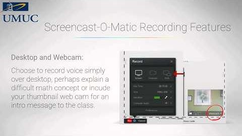 Screencast-O-Matic Getting Started