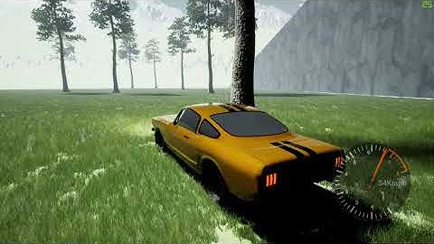 My First UE4 Project - Ray Cast Car.