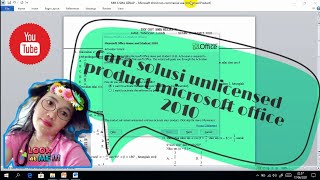 || cara mengatasi  unlicensed product microsoft office  word atau powerpoint 2010 (tools eror)||