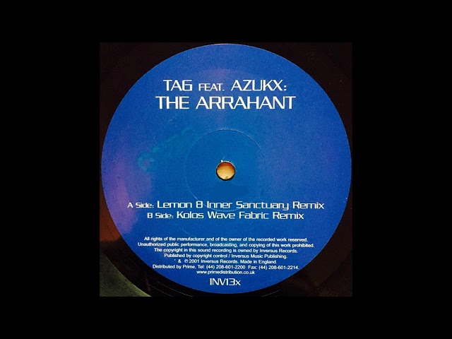 Tag feat. Azukx ‎– The Arrahant (Lemon8 Inner Sanctuary Remix) [HD]