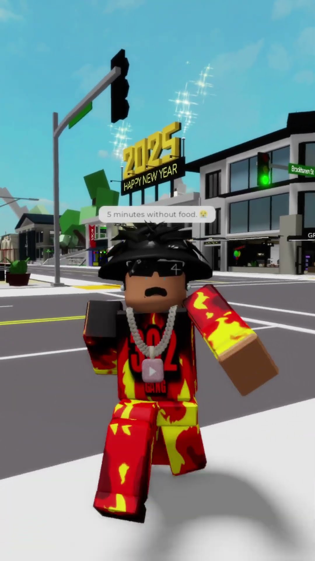 1 second without food.. ?? #shorts #roblox