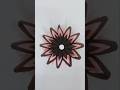 Easy Beautiful Wall Decor 🌼 #Paper flower #easycraft #paperwallcraft #diy