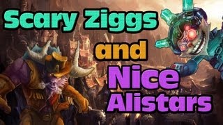 Scary Ziggs and Nice Alistars - LoL Epic Moments #3