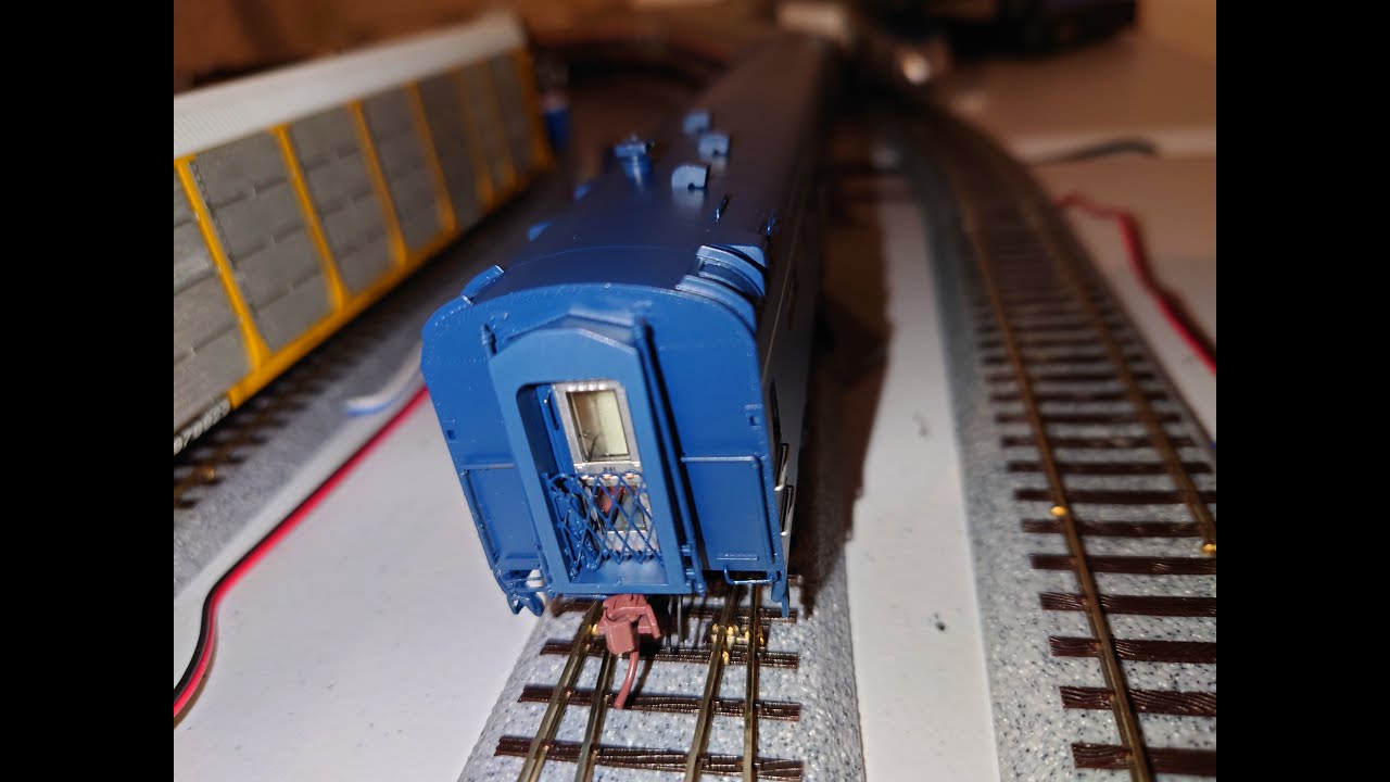 My NewlyPurchased HOScale P42 and Passenger Cars + End of the Line for my NYC Passenger Cars