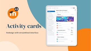 Activity cards redesign