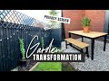 Garden & Outdoor Dining Area Transformation | Privacy Screen On A Budget | Louise Henry