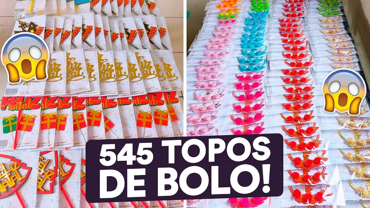 Como fazer uma grande produção de topos de bolo?