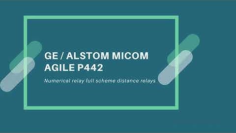 Alstom / GE MiCOM Agile P442 Distance Protection Numerical Relay- DSG Enterprises