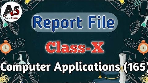 Report File for Class-X CBSE