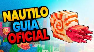 Todo lo que debes SABER del NAUTILO  en MINECRAFT (1.21.11+) | Tutorial de Minecraft