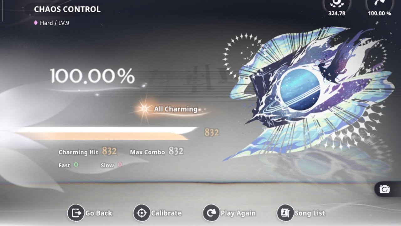 (MÉXICO) [DEEMO II] CHAOS CONTROL Hard Lv9  100% all charming