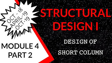 DESIGN OF SHORT AXIALLY LOADED COLUMN/ DESIGN OF CONCRETE STRUCTURES