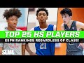 Best players in High School regardless of class⁉️ Updated ESPN Rankings 👀