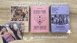 TWICE, BLACKPINK, and NEWJEANS Photocards/Lomo Cards ASMR Unboxing | Affordable and Unofficial