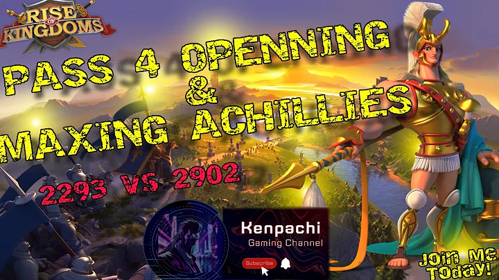 PASS 4 OPENNING & MAXING ACHILLIES FOR WAR // 2293 vs 2902 🔥 LIVE! 🔴 #C12980 // Rise of Kingdoms