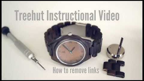 Treehut Wooden Watches | How to resize your Treehut Watch | Tutorial