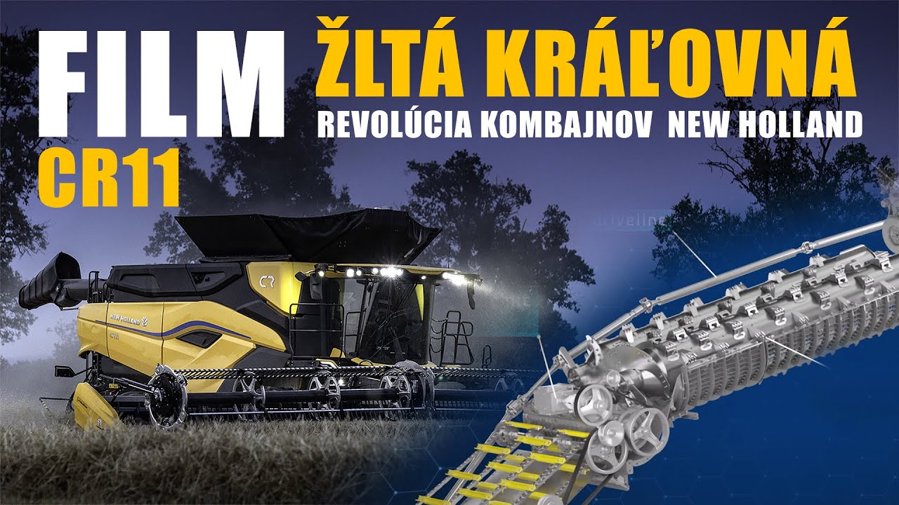 FILM ŽLTÁ KRÁĽOVNÁ = New Holland CR11 [ Revolúcia KOMBAJNOV New Holland CR ]