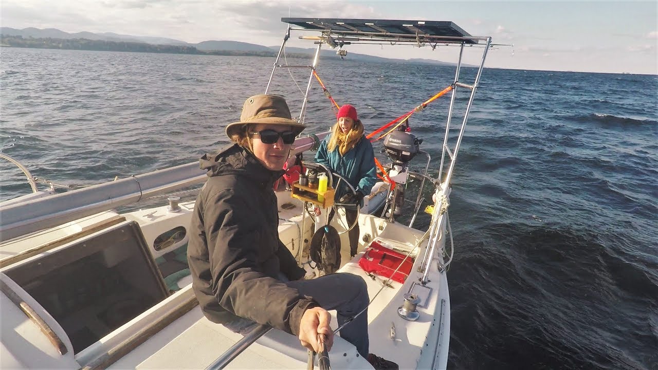 Traversée du lac Champlain (Voilier les Copains)