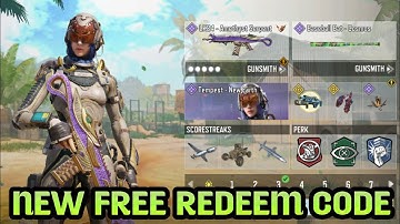 Call of Duty Mobile - New Free Redeem Code in Codm (2023)