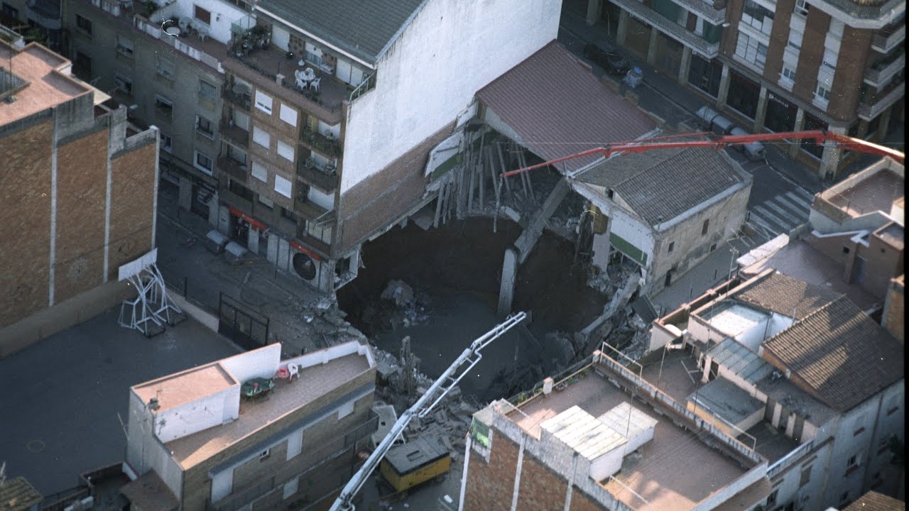 20 años del hundimiento del Carmel en Barcelona