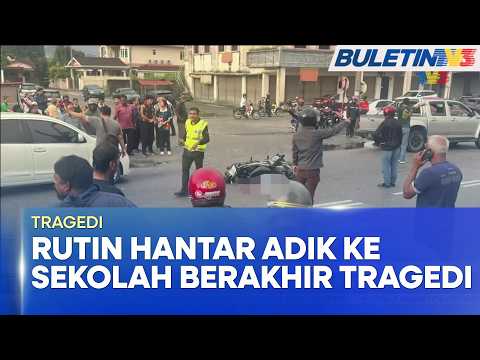 TRAGEDI | Dua Beradik Maut, Adik Parah Kemalangan Ke Sekolah (BU)