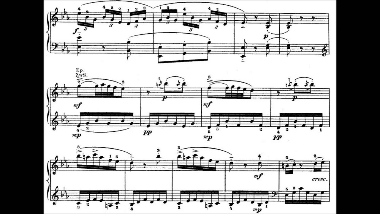 Mozart Piano Sonata No. 3 in Bflat major, K. 281, Complete with