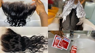How To : Bleach Knots Pluck Lace Front Wig/ Lace Closures For Beginners