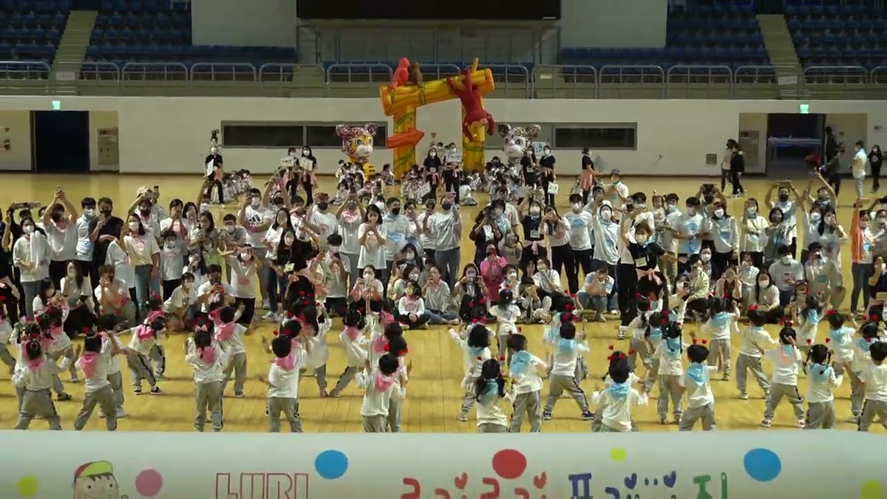 21세기유치원 2022년 가을 운동회 5세 율동 (미소반, 예쁜반, 다정반, 고운반)