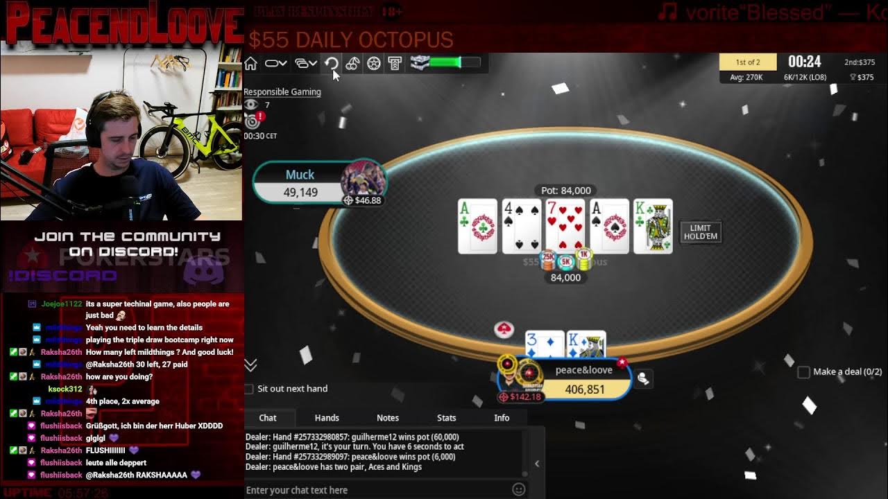 FINAL TABLE $55 Octo $1.000 for 1st & WCOOP Bootcamp grind! GOOD MORNING!🌞 (18+) FINAL TABLE $55 Octo $1.000 for 1st & WCOOP Bootcamp grind! GOOD MORNING!🌞 (18+)