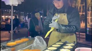 Famous Coin Cheese 🧀 Waffle/ Double Cheese 🧀 Pancakes/ Korean Street Food#fooddeny #streetfoodworld.