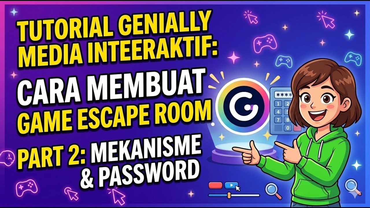 Tutorial Genially Media Interaktif: Cara Membuat Game Escape Room (Part ...