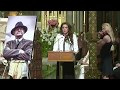 Cathy Maguire sings 'Only Her Rivers Run Free' at Martin Mc Guinness Memorial Mass in NYC.