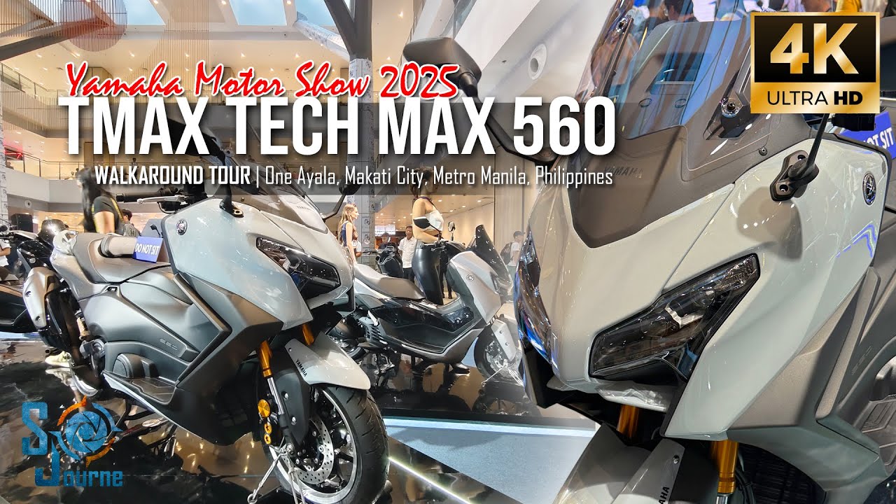 2025 Yamaha TMAX Tech MAX 560: Premium Sport Scooter Redefined! [4K]