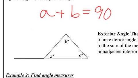 Geometry 5.1 Classifying Triangles