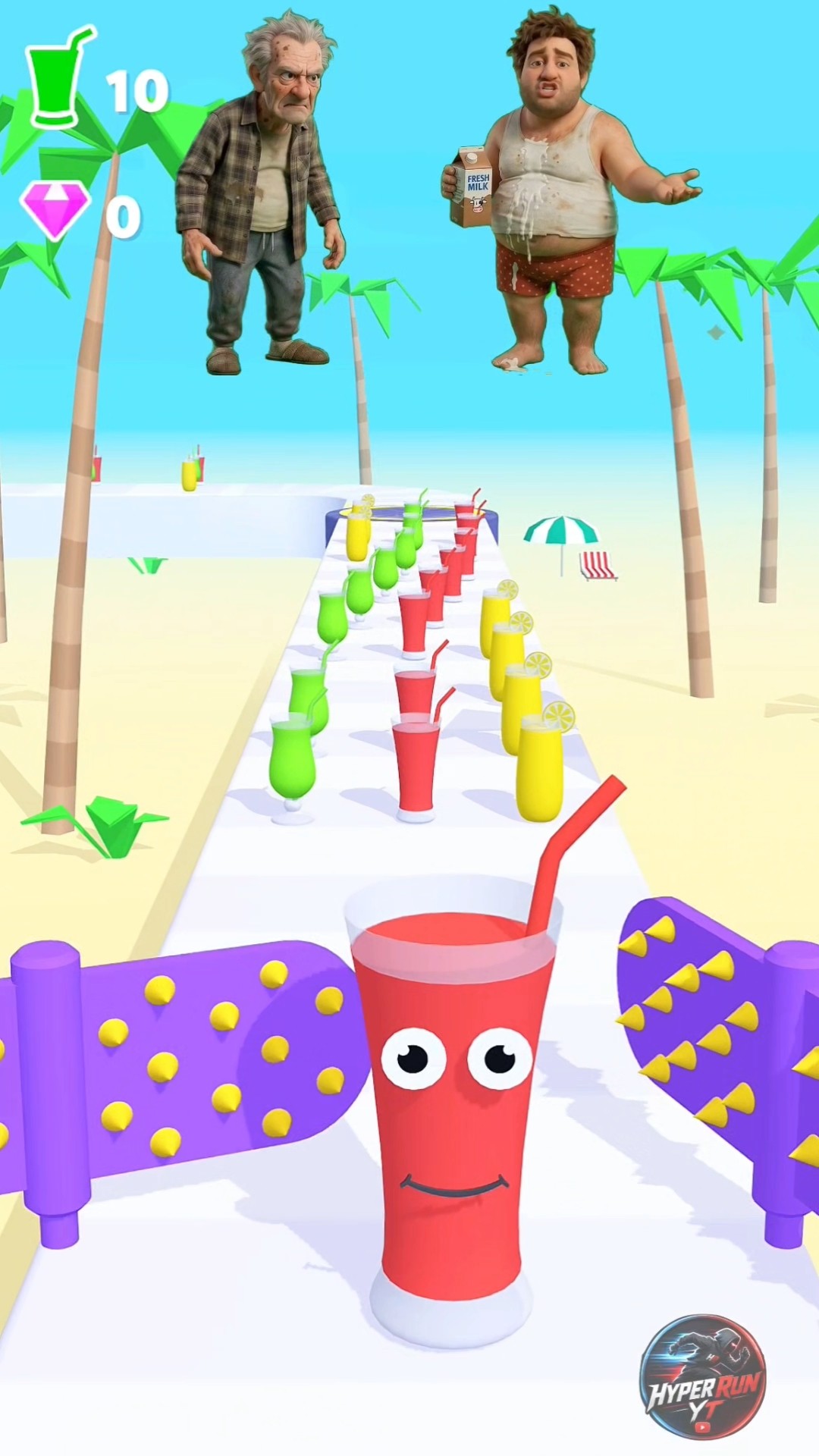 Fun Juse Run level 12 🥤 Jump but EVERYTHING Goes WRONG