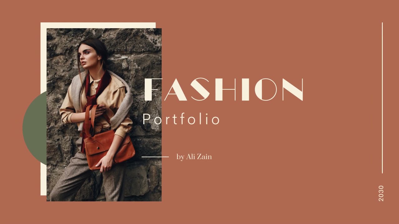 Minimalist and Elegant Neutral Tone Fashion Presentation