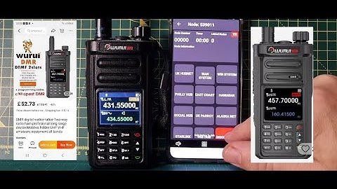 D99 DMR Analogue Ham Radio -DTMF Demonstration