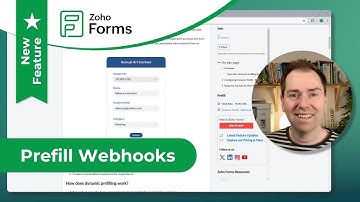 Zoho Forms - Dynamic Prefill Webhooks
