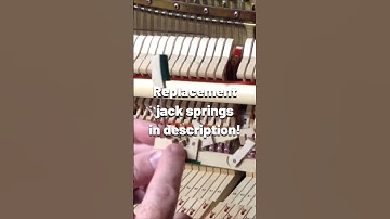 How to Fix a Sticking Jack (Part 2: Fixing the Jack Spring) | HOWARD PIANO INDUSTRIES #piano #shorts