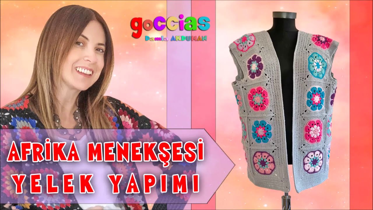 AFRİKA MENEKŞESİ YELEK YAPIMI