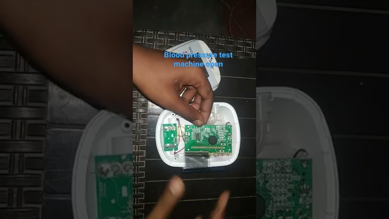 blood pressure test machine open